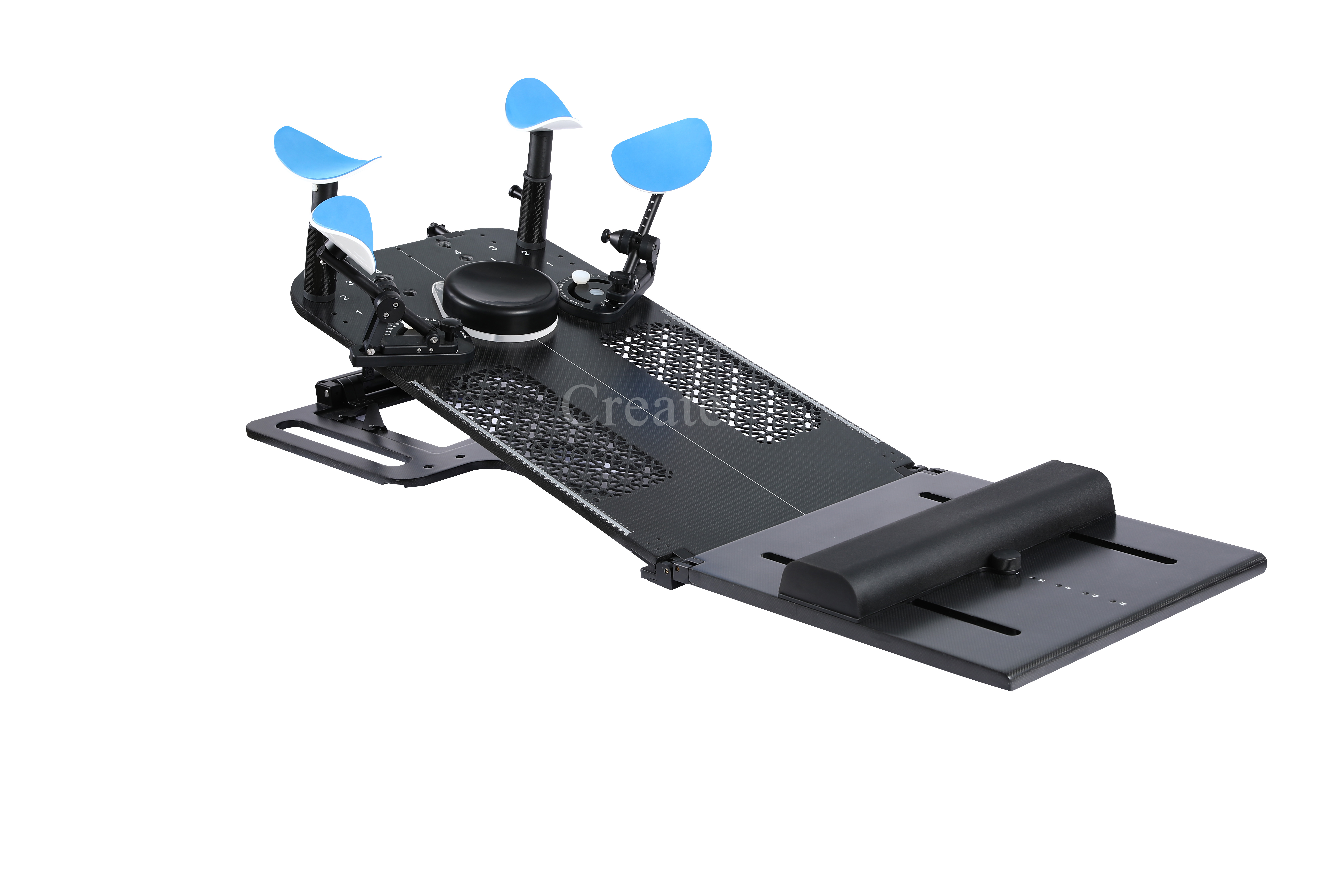 Radioterapia plegable Menos de fibra de carbono con reposacabezas
